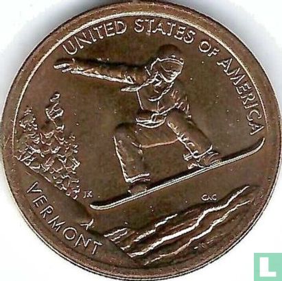 Verenigde Staten 1 dollar 2022 (D) "Vermont" - Afbeelding 1