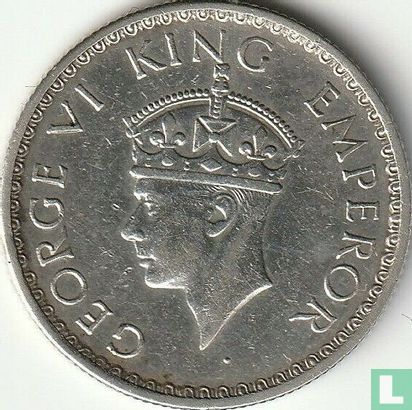 British India ½ rupee 1940 (Calcutta) - Image 2