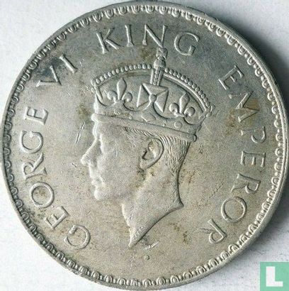 Brits-Indië 1 rupee 1941 - Afbeelding 2