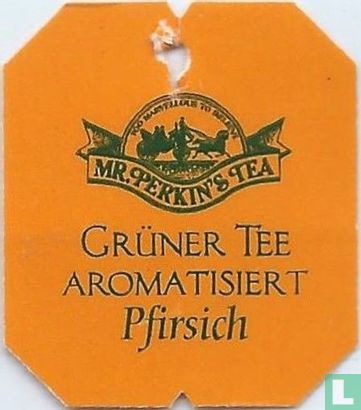 Mr. Perkins - Grüner Tee aromatisiert Pfirsich - Afbeelding 1