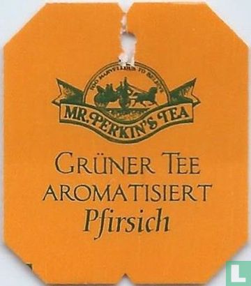 Mr. Perkins - Grüner Tee aromatisiert Pfirsich - Afbeelding 2