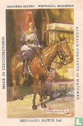 Mounted Sentry - Whitehall Buildings