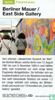 Berlin Friedrichshain - Berliner Mauer / East Side Gallery  - Afbeelding 1