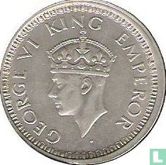 Brits-Indië 1 rupee 1944 (Bombay) - Afbeelding 2