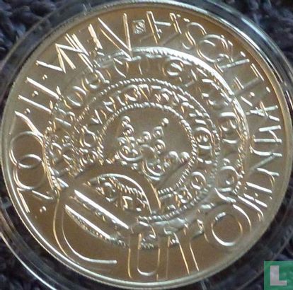 Tschechische Republik 200 Korun 2001 "Introduction of the single European Currency into circulation" - Bild 1