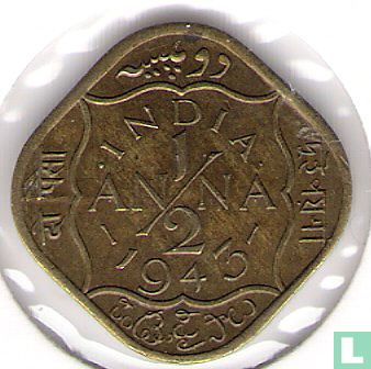 Brits-Indië ½ anna 1943 - Afbeelding 1