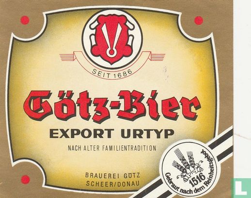 Götz-Bier Export Urtyp