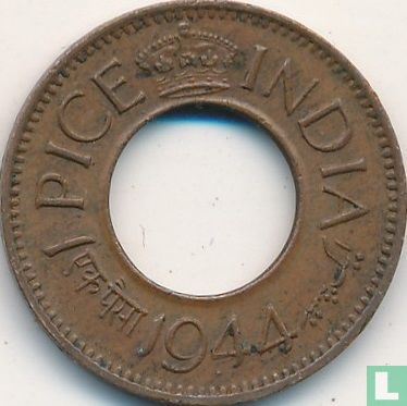 Inde britannique 1 pice 1944 (Pretoria) - Image 1