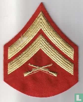 Corporal Cloth Shoulder Rank Insignia