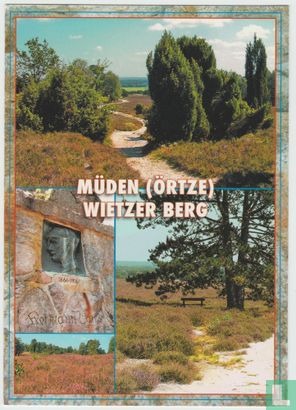 Müden Örtze Wietzer Berg Celle Niedersachsen Deutschland Ansichtskarten - Lower Saxony Germany Postcard - Image 1