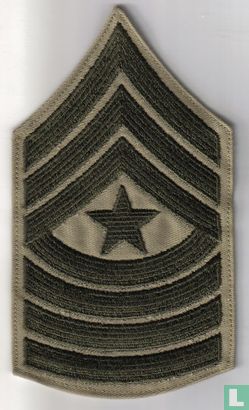 Sergeant Major Cloth Shoulder Rank Insignia