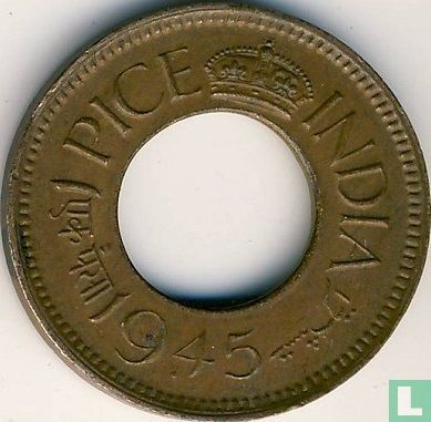 British India 1 piece 1945 (Bombay - diamond) - Image 1