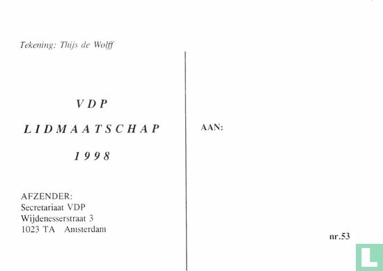 VDP 0053 - VDP Lidmaatschap 1998 - Image 2