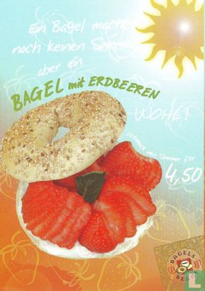 BED11006 - "Bagel mit Erdbeeren" - Afbeelding 1