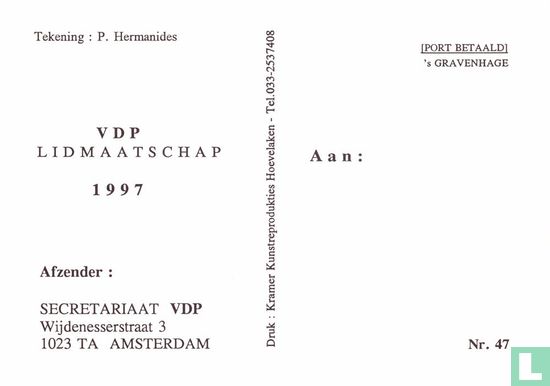 VDP 0047 - VDP Lidmaatschap 1997 - Image 2
