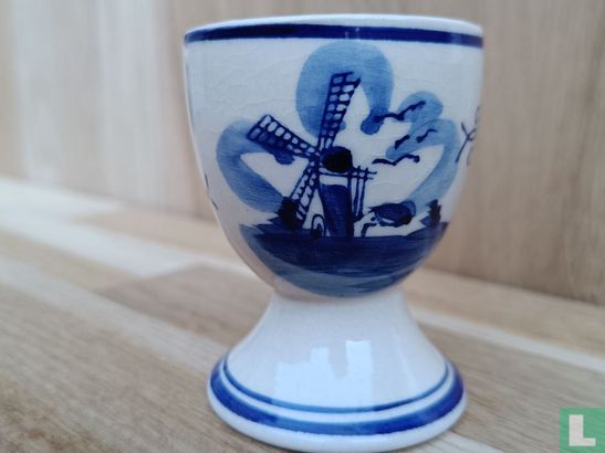 Egg Cup - Windmill and Flower - Image 1
