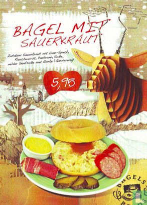 BED11010 - "Bagel Mit Sauerkraut" - Afbeelding 1