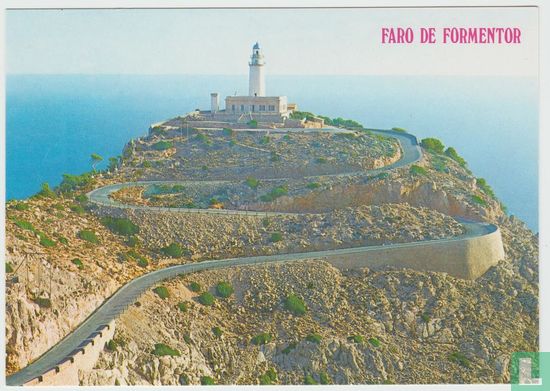 Faro de Formentor Lighthouse Mallorca Island Spain Postcard - Afbeelding 1