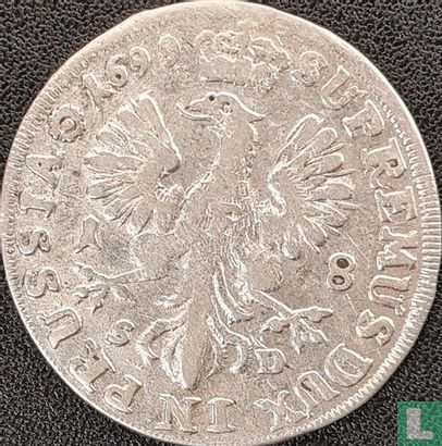 Brandenburg-Pruisen 18 groschen 1699 - Afbeelding 1