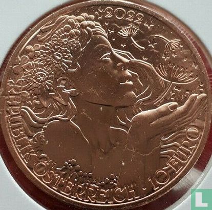 Austria 10 euro 2022 (copper) "Dandelion" - Image 1