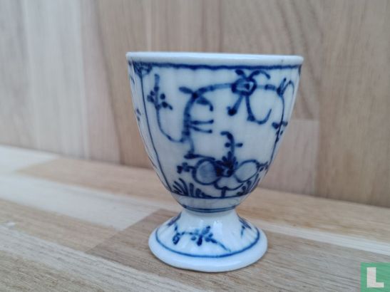 Egg cup - Blau Saks - Ribbed pattern - Image 1