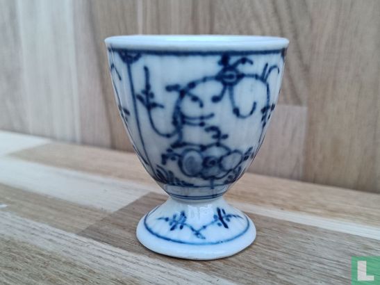 Egg cup - Blau Saks - Ribbed pattern - Image 3