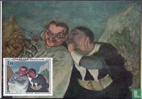 Painting by Honoré Daumier - Image 1