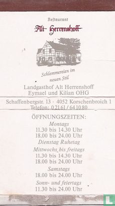 Restaurant Alt Herrenshoff