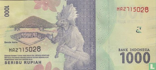Indonesia 1,000 Rupiah 2018 - Image 2