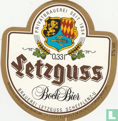 Letzguss Bock Bier