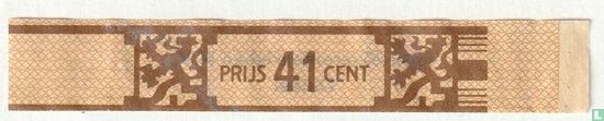 Prijs 41 cent - Agio Sigarenfabrieken N.V. Duizel  - Afbeelding 1