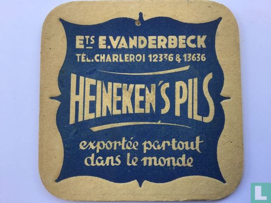 Heineken's Pils / Vanderbeck Charleroi - Afbeelding 1