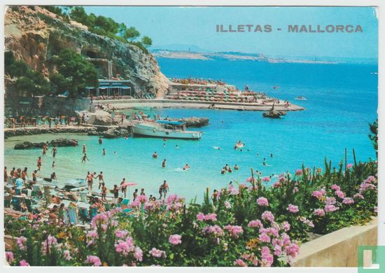 Illetas Palma de Mallorca Islas Baleares España Postales - Beach Spain Postcard - Image 1
