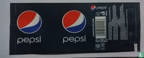 Pepsi 'etiquette noire' 50cl - Afbeelding 1
