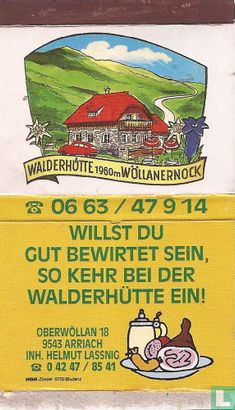 Walderhütte 1960 m Wöllanernock