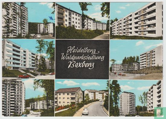 Heidelberg Waldparksiedlung Boxberg Baden-Württemberg Deutschland 1969 Ansichtskarten - Multiview Germany Postcard - Afbeelding 1