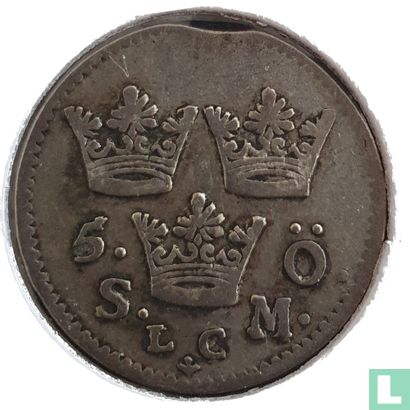 Sweden 5 öre S.M. 1711 - Image 2