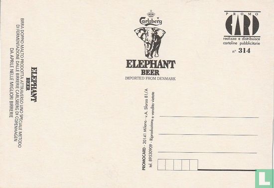 00314 - Carlsberg Elephant Beer - Litfiba - Afbeelding 2