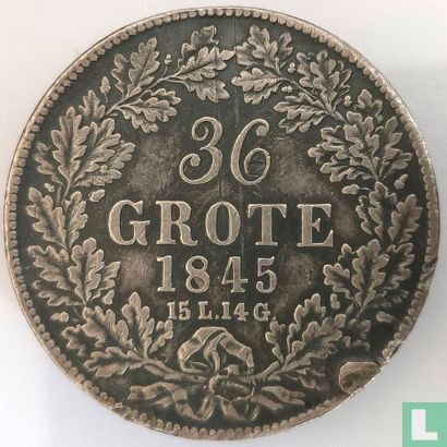 Bremen 36 grote 1845 - Image 1