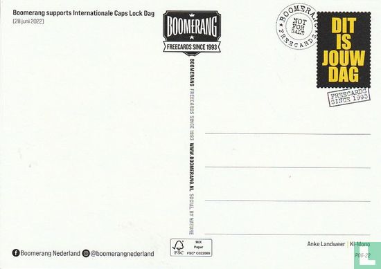 B220062 - Internationale Caps Lock Dag "DIT IS JOUW DAG" - Bild 2