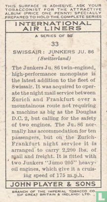 Swissair : Junkers Ju.86 - Image 2