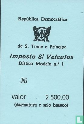 Veiculos 2500,00 Dobras - Afbeelding 1