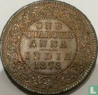 Inde britannique ¼ anna 1878 - Image 1