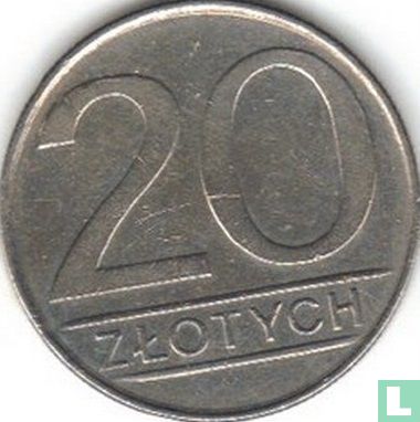 Poland 20 zlotych 1985 - Image 2