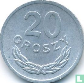 Poland 20 groszy 1975 - Image 2