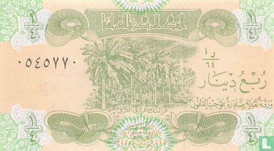 Iraq 1/4 Dinar 1993 Unc - Image 1