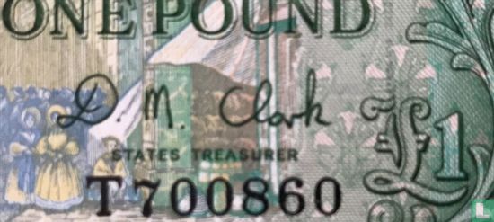 Guernsey 1 Pound (DM Clark) - Image 3