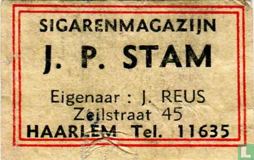 Sigarenmagazijn J.P. Stam