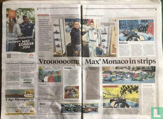 Vroooooom: Max’Monaco in strips