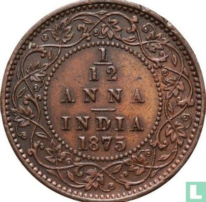 Brits-Indië 1/12 anna 1875 (Calcutta) - Afbeelding 1